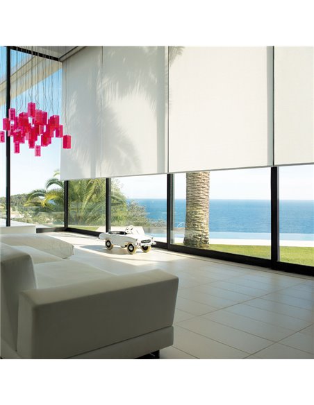 Store Enrouleur Filtrant Non Feu M1 Gris 4304