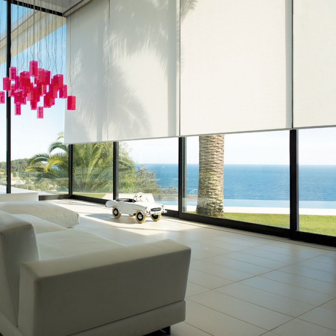 Store Enrouleur Screen Non Feu M1 Noir 4417