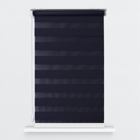 Store Enrouleur Jour Nuit Filtrant Bleu Marine JN14