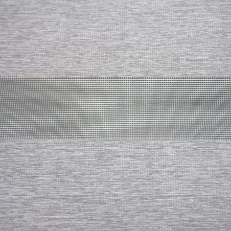 Store Enrouleur Jour Nuit Filtrant Gris Clair Chiné JN10