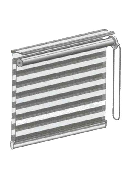 Store Enrouleur Jour Nuit Filtrant Blanc XXL00