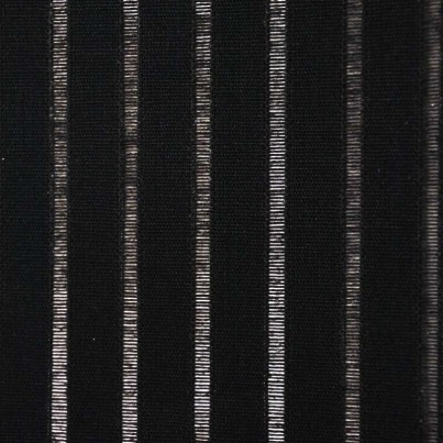 Panneaux Japonais Filtrant Noir Rayure Transparente 4505