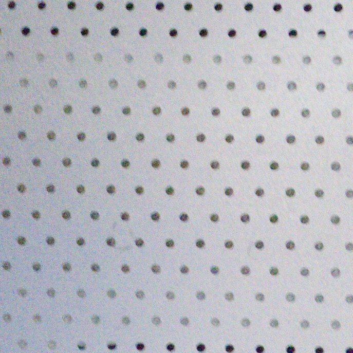 Store Vénitien Aluminium Gris Alu Perforé 1104