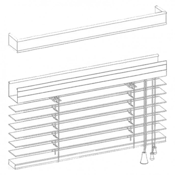 Store Vénitien Bois Bois Marron 2004