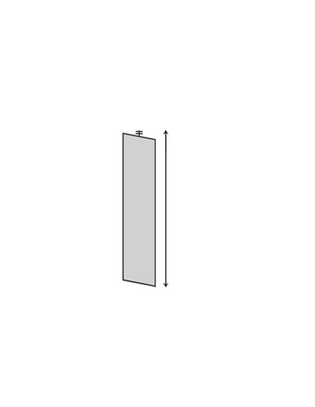 Bandes Seules Filtrant Gris Déco Face Mate 3946
