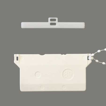 Bandes Seules Filtrant Blanc Moderne 3947