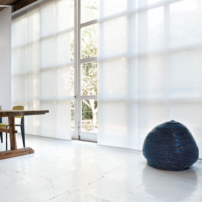 Panneaux Seuls Filtrant Beige Moderne 5548