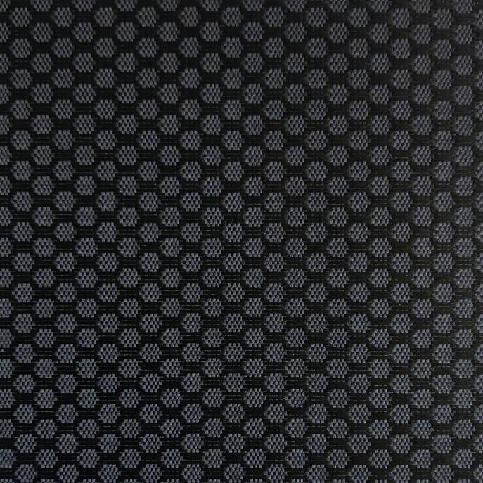 Panneaux Japonais Jacquard Filtrant Noir Motif Nid d'Abeille 5562