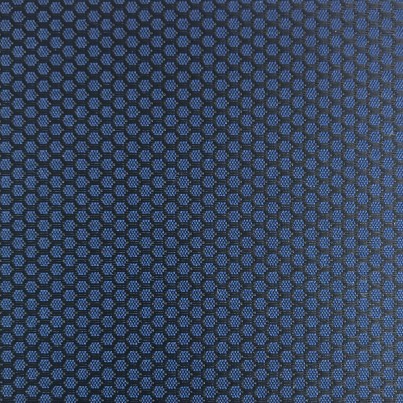 Panneaux Japonais Jacquard Filtrant Bleu Marine Motif Nid d'Abeille 5564