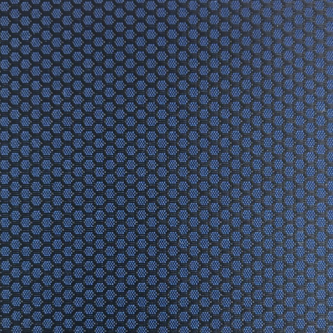 Panneaux Japonais Jacquard Filtrant Bleu Marine Motif Nid d'Abeille 5564