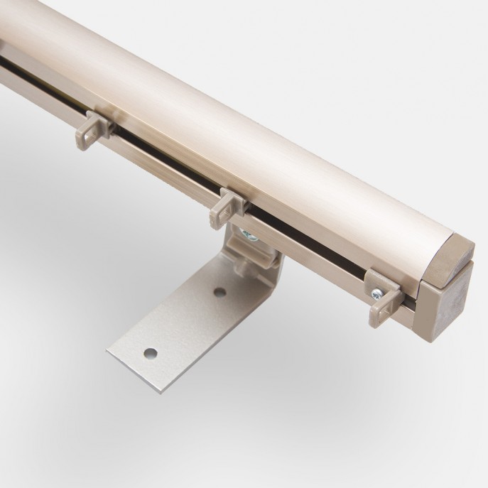 Tringle à rideaux sur-mesure Classique Semi-Arrondie