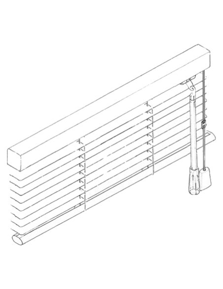 Store Vénitien Aluminium Coquille d'Œuf 1038